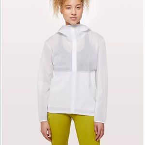 NWT white Lulu lemon jacket